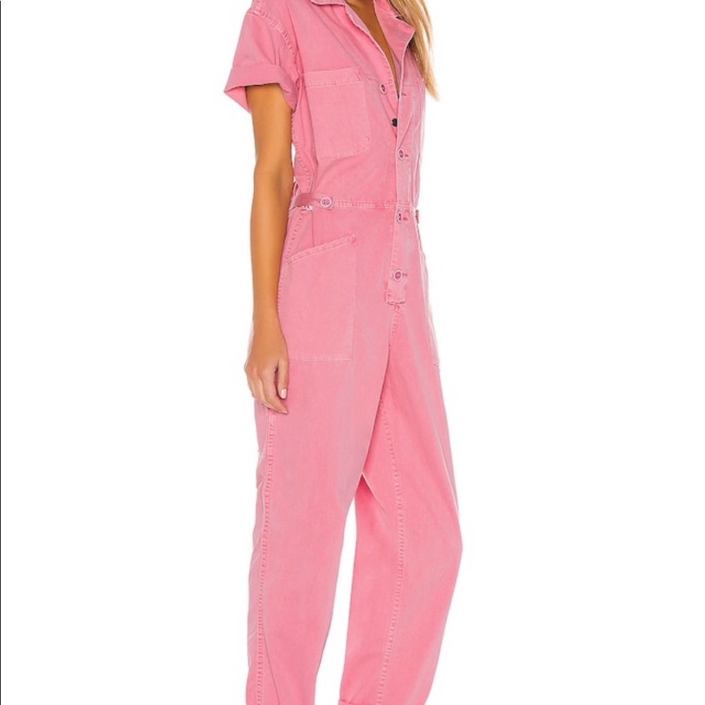 Pistola denim Grover jumpsuit - pink